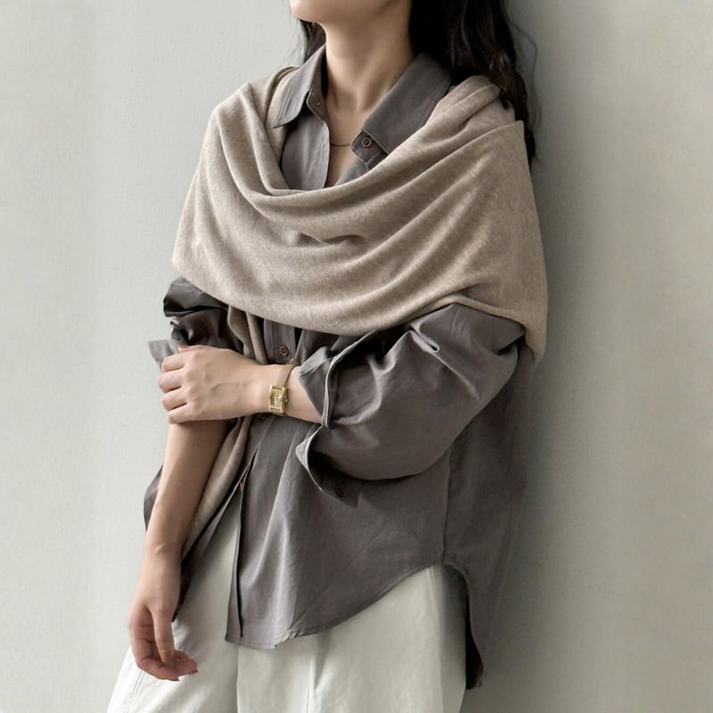 soft knit shoulder stole MA1658 | MaiA
