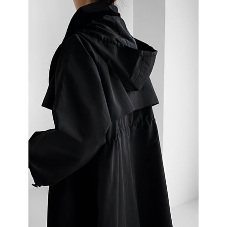 oversized hooded jacket coat　MA1349