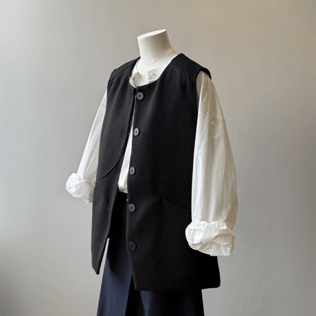 structured layering vest　MA1591