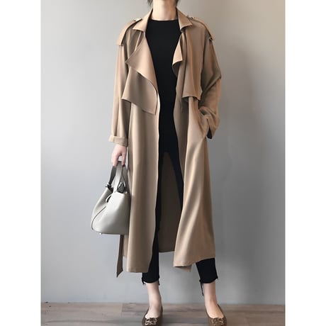 casual drape trench coat　MA1352