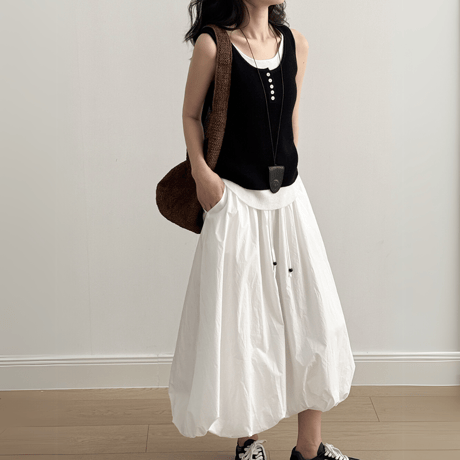 cocoon balloon skirt　MA1569