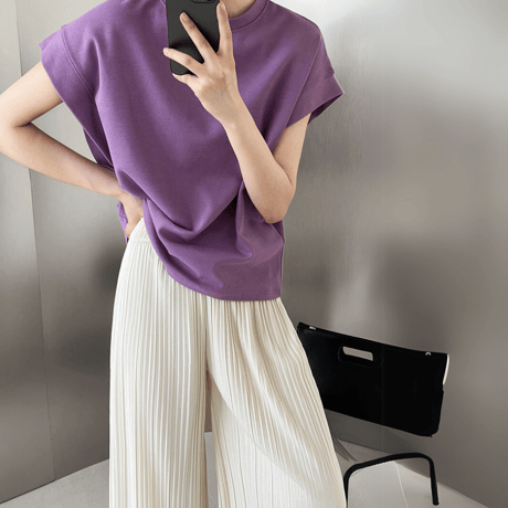 relaxed armhole french sleeve t-shirt　MA1538