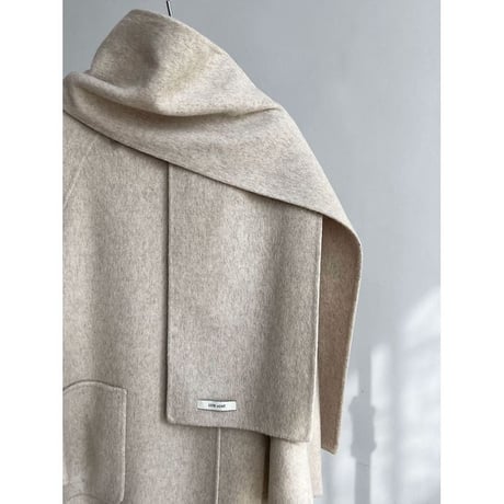collarless coat & scalf set　MA1300