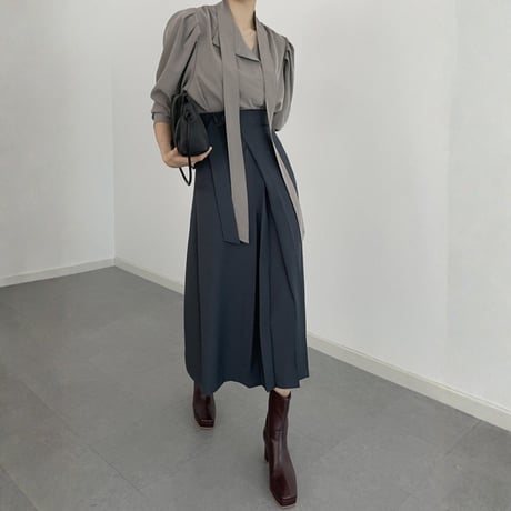 elegant slit high waist skirt　MA1841