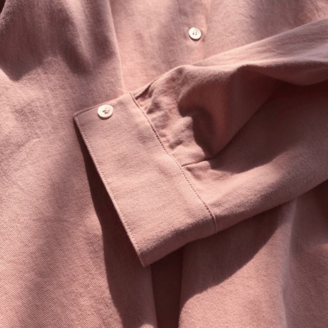 oversized cotton button down shirt　MA1634
