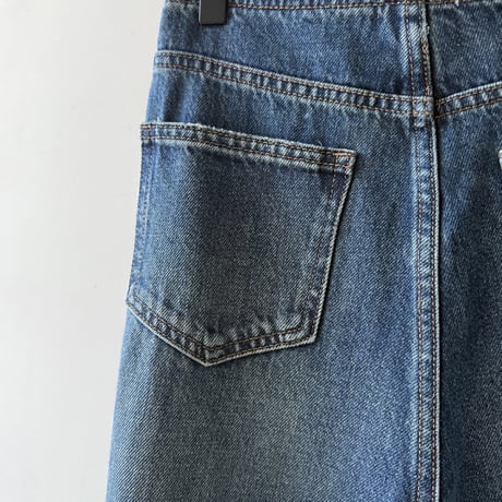 vintage wash wide leg denim　MA1655