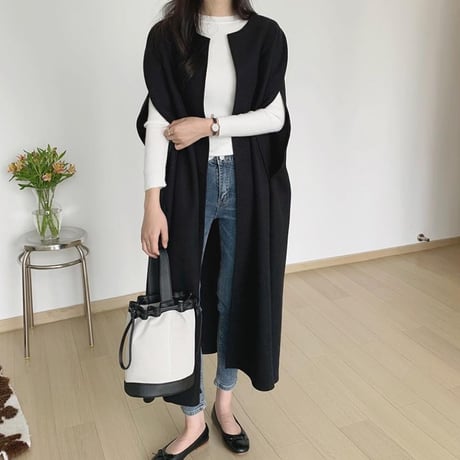 long cape coat　MA1137