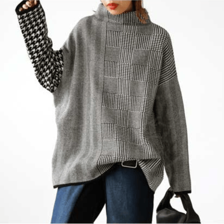 chidoripattern knit pullover　MA1643