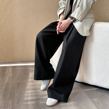 flow tuck wide pants　MA1764