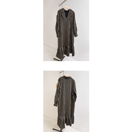 striped long dress　MA1461
