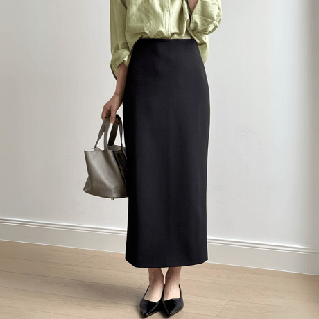 sleek midi skirt　MA1565