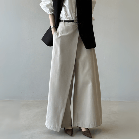 splicing design wide pants　MA1590