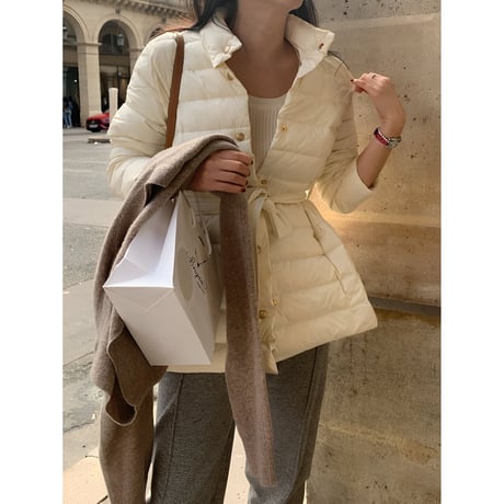 light weight midi-length down coat　MA1355