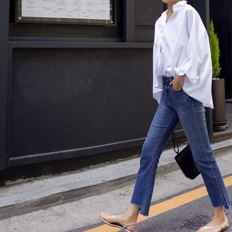 a-line flare shirt　MA1102