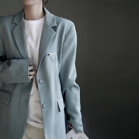 seasalt blue lapel jacket　MA1917