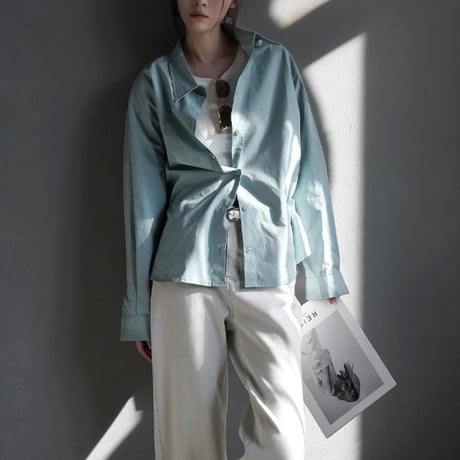 oversize cotton collar shirt　MA1856