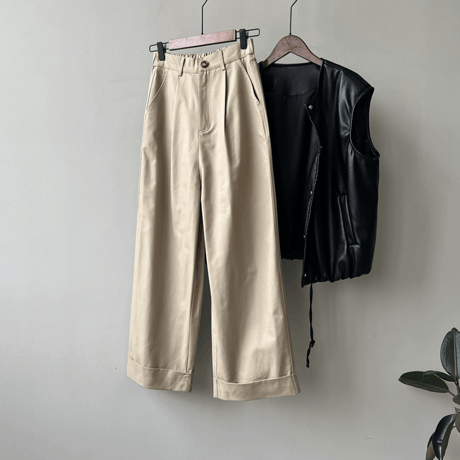 elegant loose silhouette bottoms　MA1633