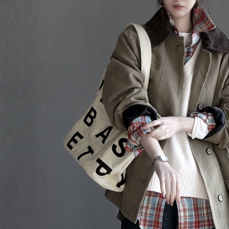 khaki contrast collar wind jacket　MA1915