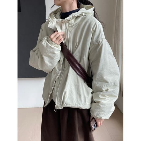 front zip hooded jacket　MA1296