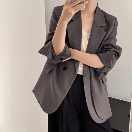 double placket jacket /2color　MA1151