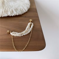 pearl chain ear clip　MA1113