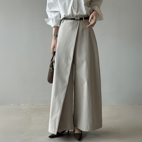 splicing design wide pants　MA1590
