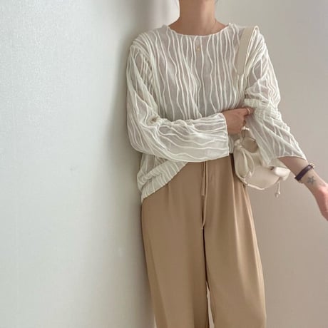 design sheer tops　MA1167