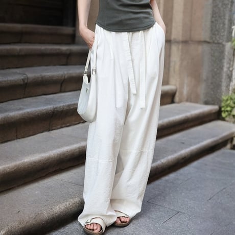 drape easy wide pants　MA1886