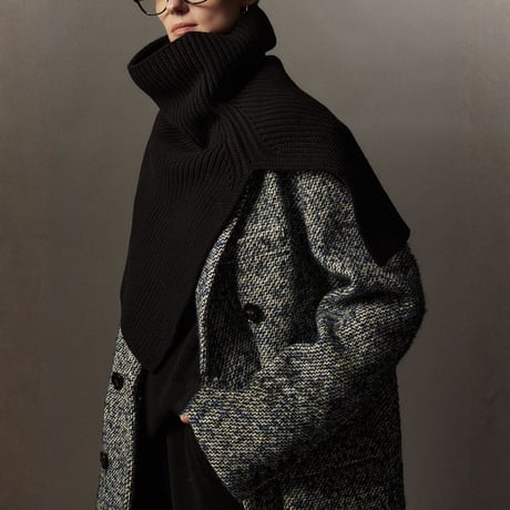 high neck knit snood　MA1657