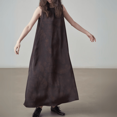 crack pattern loose sleeveless op　MA1413