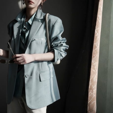 seasalt blue lapel jacket　MA1917