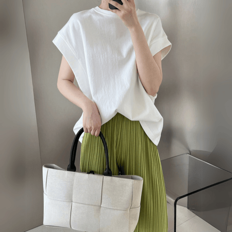 relaxed armhole french sleeve t-shirt　MA1538