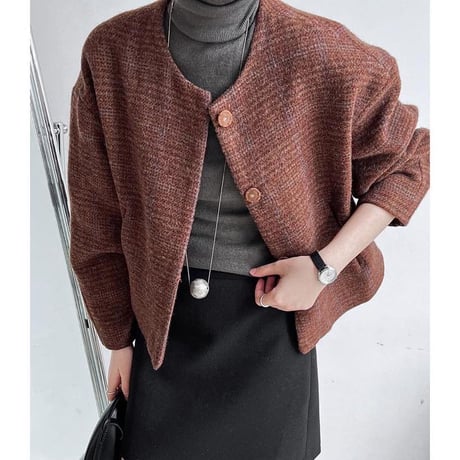 retro check short jacket　MA1147