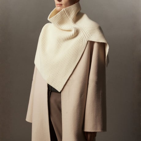 high neck knit snood　MA1657