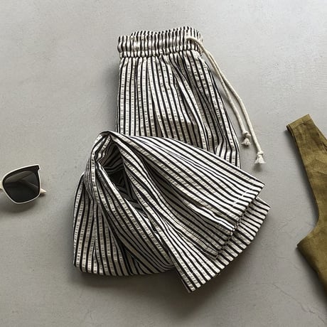 stripe wide-leg pants　MA1103