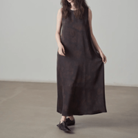 crack pattern loose sleeveless op　MA1413