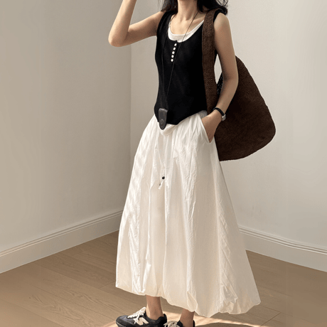 cocoon balloon skirt　MA1569