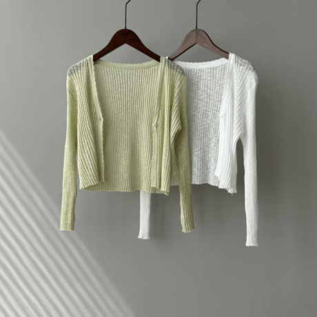 sheer v cardigan　MA1571