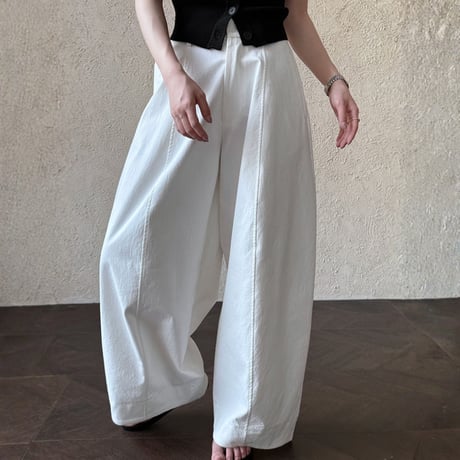 high waist center seam wide pants　MA1863