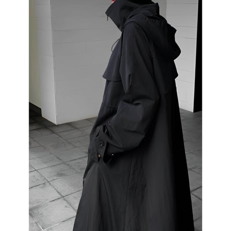 oversized hooded jacket coat　MA1349