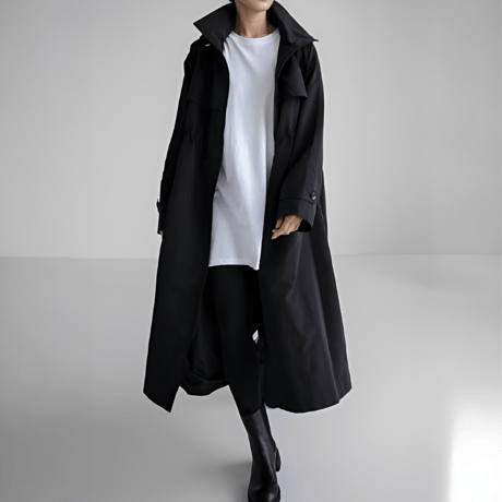 oversized hooded jacket coat　MA1349