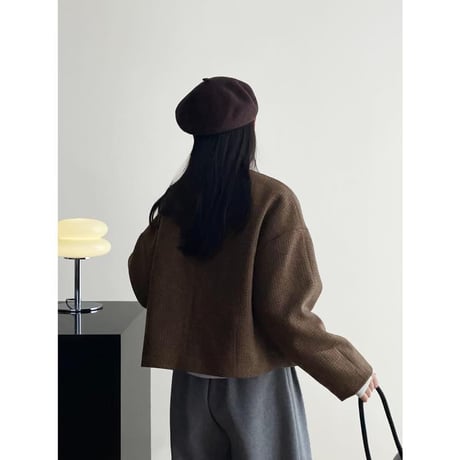 collarless retro jacket　MA1141