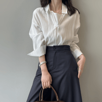 french drape pullover shirt　MA1594