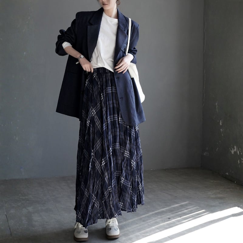 アメリ ヴィンテージ UND DRAPE CHECK SKIRT セール】UND DRAPE CHECK SKIRT（スカート）｜Ameri（アメリ）の