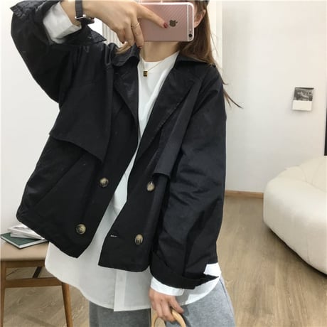layered shirt hem cutsew tops　MA1749