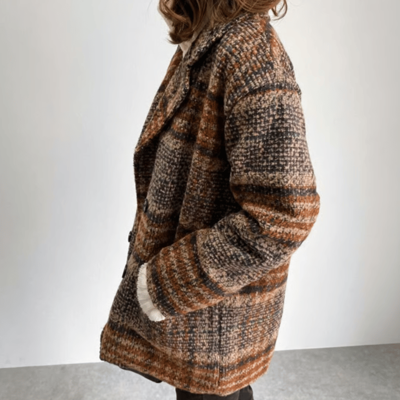 【新品未使用】  TRUNK    チェックコート retro tweed check chester coat MA1637 | MaiA