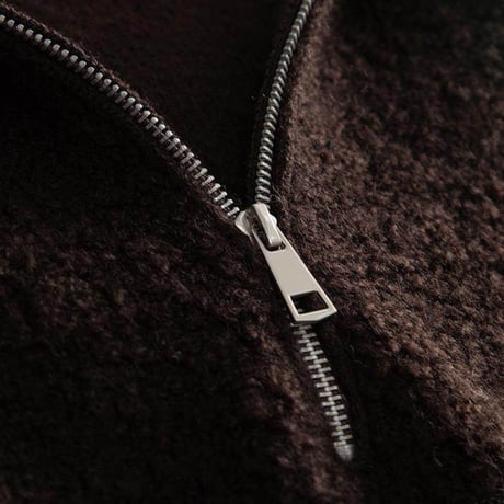 soft boa half zip hoodie　MA1750