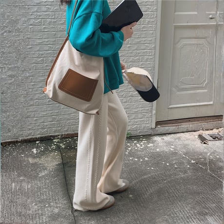 cable line knit straight pants　MA1762