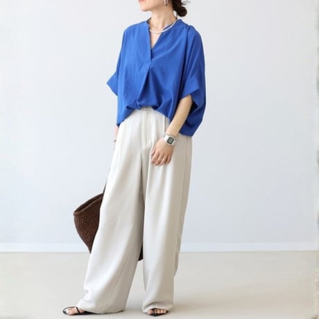 soft drape skipper blouse　MA1796