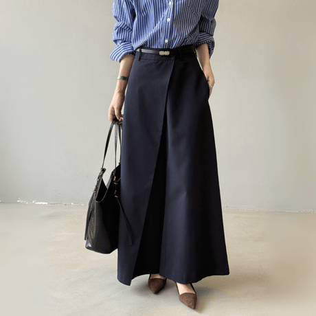 splicing design wide pants　MA1590